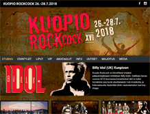 Tablet Screenshot of kuopiorock.fi