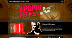 Desktop Screenshot of kuopiorock.com